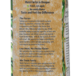 Mate Factor, Yerba maté biologique