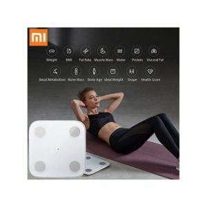 Original Xiaomi Mijia Smart Home Body Composition Scale 2, Balance de Composition corporelle 2, Connectée Bluetooth APP écran LED Mi Fit App Smart Mi Body Fat Scale 2
