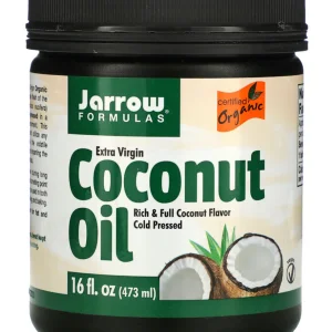 Jarrow Formulas, Huile de noix de coco extra-vierge, 473 g, Maroc