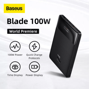Baseus Blade 100w 3 Type-C Maroc, Pour PC Portable et telephone