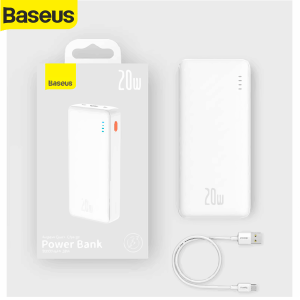 Power Bank 20000mAh Charge Rapide PD 20W, 2 Ports de Sortie USB-A et USB-C
