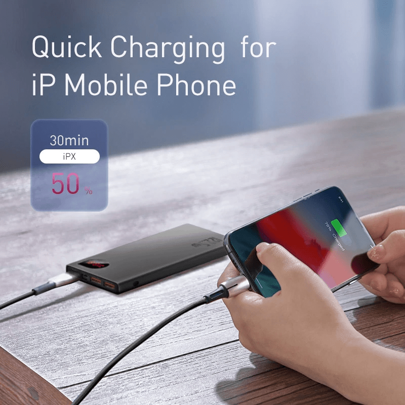 Baseus-Power-Bank-10000mAh-with (7) Baseus Power Bank 10000mAh with 7