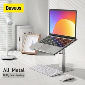 Baseus Maroc Support PC Portable Réglable en Aluminium, Rehausseur Pour Ordinateur et Macbook