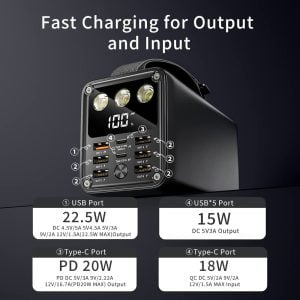 KONFULON 60000mAh Power Bank 22.5W Prix Maroc Acheter