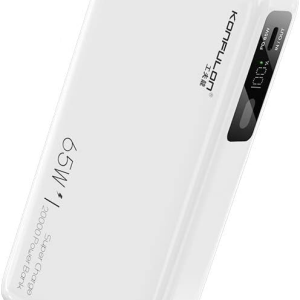 Konfulon Power Bank 20000mAh Charge Rapide PD 65W Pour Pc Portable Macbook et téléphone a25