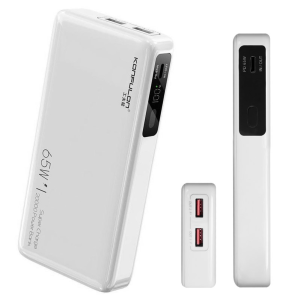 Konfulon Power Bank 20000mAh Charge Rapide PD 65W Pour Pc Portable Macbook et téléphone a25