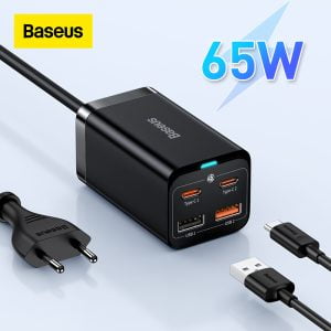 Baseus Gan3 Pro 65W Desktop Fast Charger Chargeur maroc