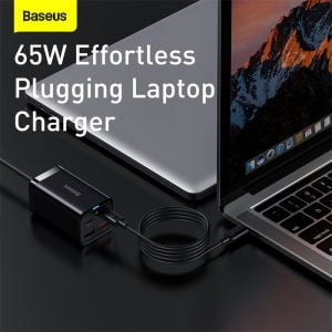 Baseus Gan3 Pro 65W Desktop Fast Charger Chargeur maroc
