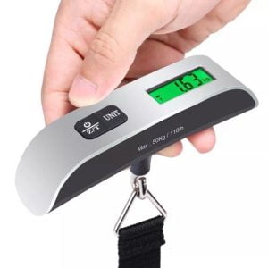 Balance numérique portative de bagages de poche de 50kg / 10g voyage