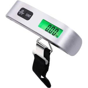 Balance numérique portative de bagages de poche de 50kg / 10g voyage