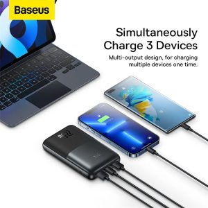 Baseus Power Bank Bipow Pro 20000mAh 22.5W Charge Rapide PD, QC3.0 maroc