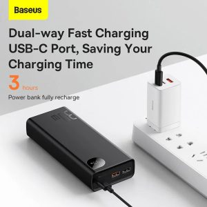 Baseus Power Bank 30W Adaman Métal 20000mAh Charge Rapide PD, QC3.0 PPADM30