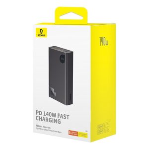 Baseus Adaman Power Bank 140W 24000mAh – Batterie Externe Charge Ultra Rapide PD 3.1 – Power Bank Laptop MacBook / iPhone / Samsung – Écran Digital – USB-C + USB-A