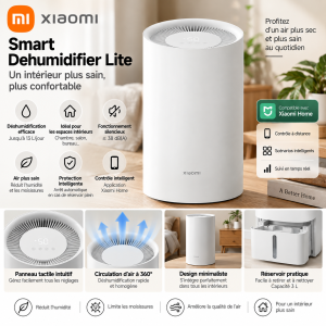 Xiaomi Smart Dehumidifier Lite maroc – Déshumidificateur Intelligent 13 L/Jour